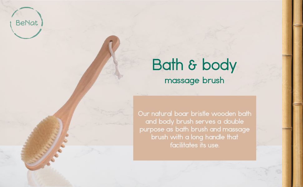 Body Massage Brush — Deep Tissue Circulation Booster