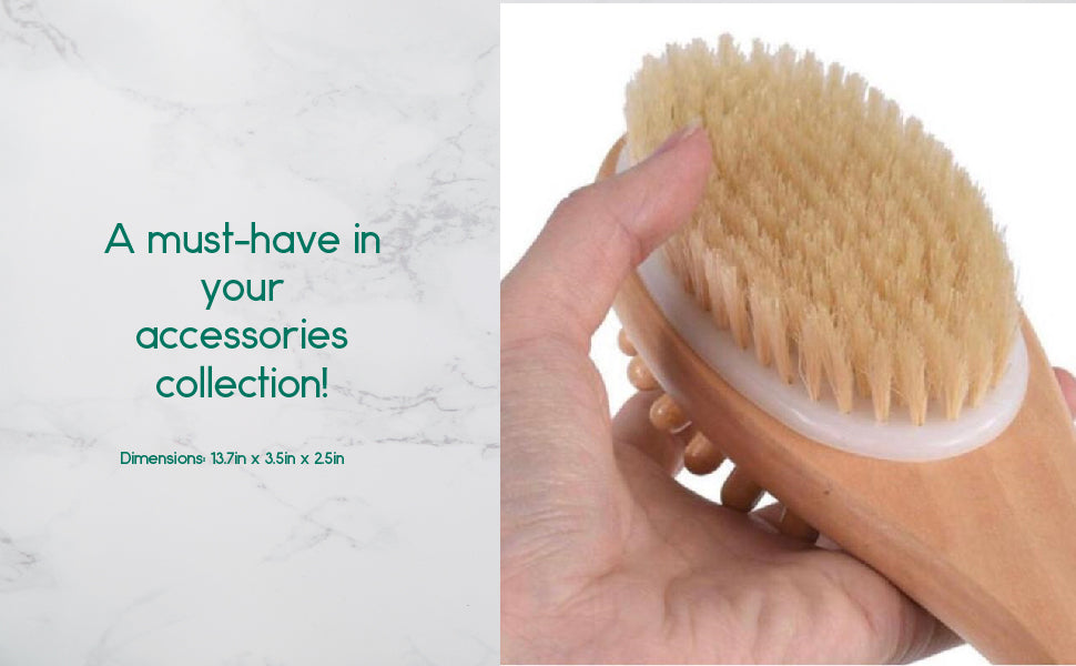Body Massage Brush — Deep Tissue Circulation Booster