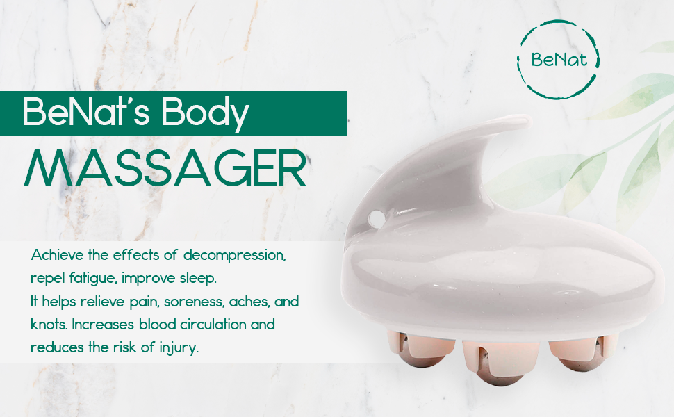 Rolling Body Massager — Deep Tissue Relief & Cellulite Smoother