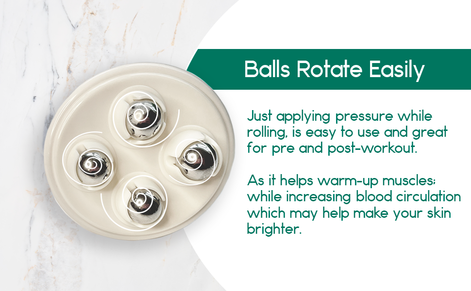 Rolling Body Massager — Deep Tissue Relief & Cellulite Smoother
