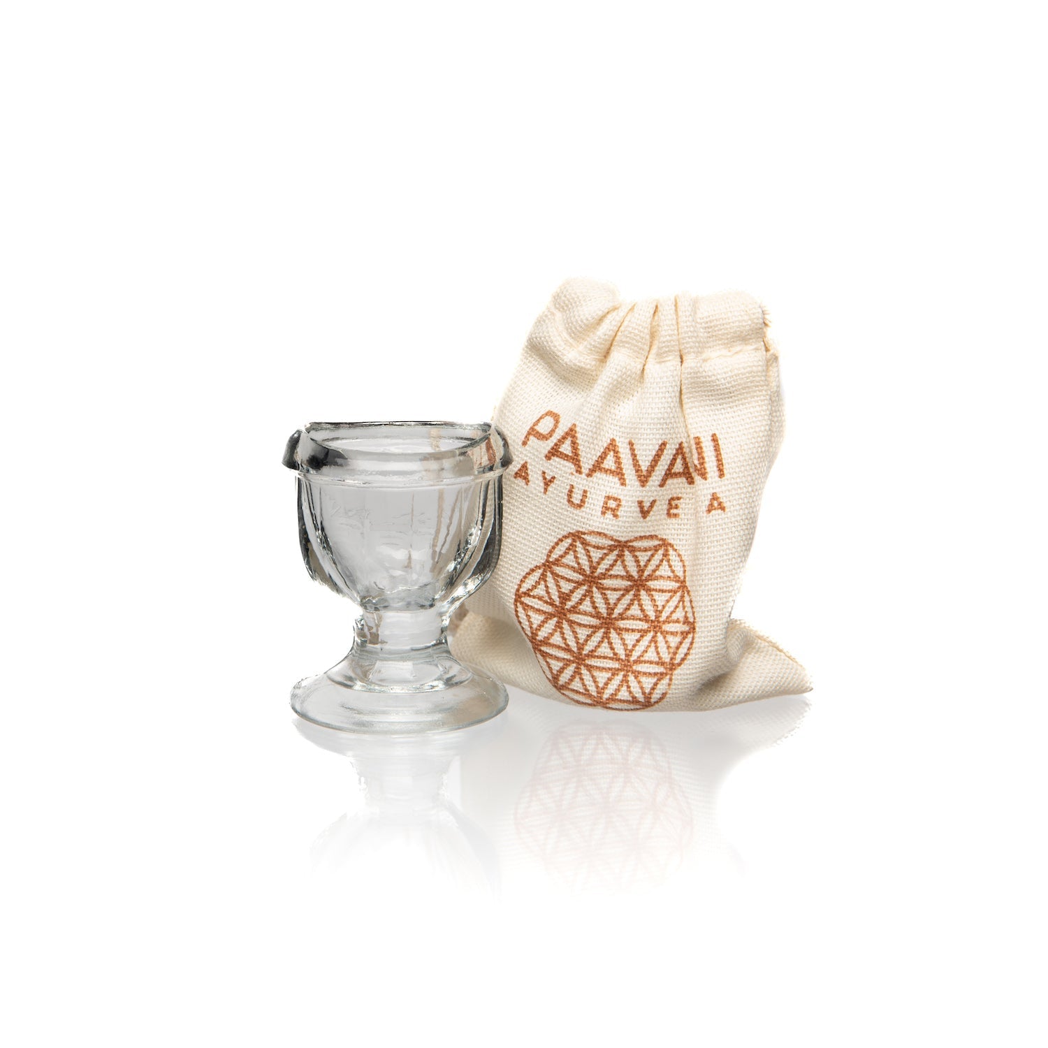 Ayurvedic Glass Eye Wash Cup — Hydrating & Brightening Eye Cleanser