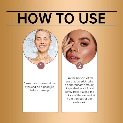 Matte Cream Eyeshadow Stick — Long-Lasting Color & Easy Blending