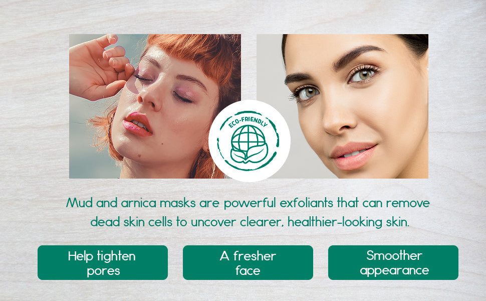 Mud & Arnica Clay Mask — Deep-Pore Detox & Soothing Treatment