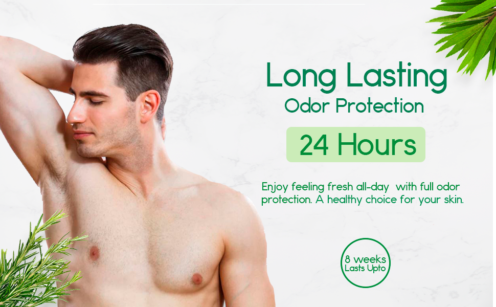 Natural Plastic-Free Deodorant — Aluminum-Free, 24hr Odor Protection