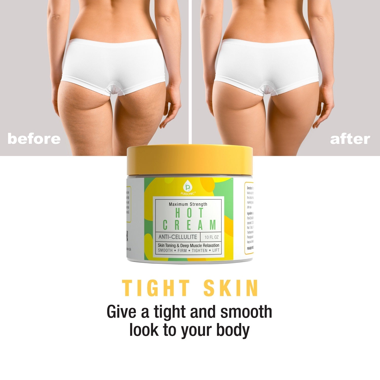 Anti-Cellulite Hot Cream — Firming & Muscle Relaxation Blend