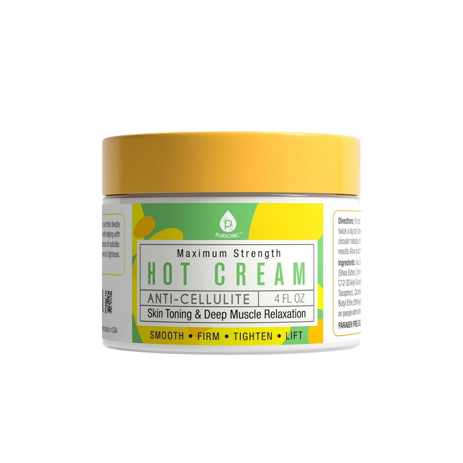 Anti-Cellulite Hot Cream — Firming & Muscle Relaxation Blend