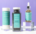 Activated Charcoal Detox Bath Set — Mineral Soak & Body Dust Kit