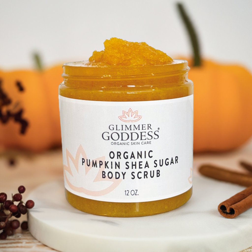 Pumpkin Shea Sugar Body Scrub — Organic Exfoliating & Moisturizing Blend