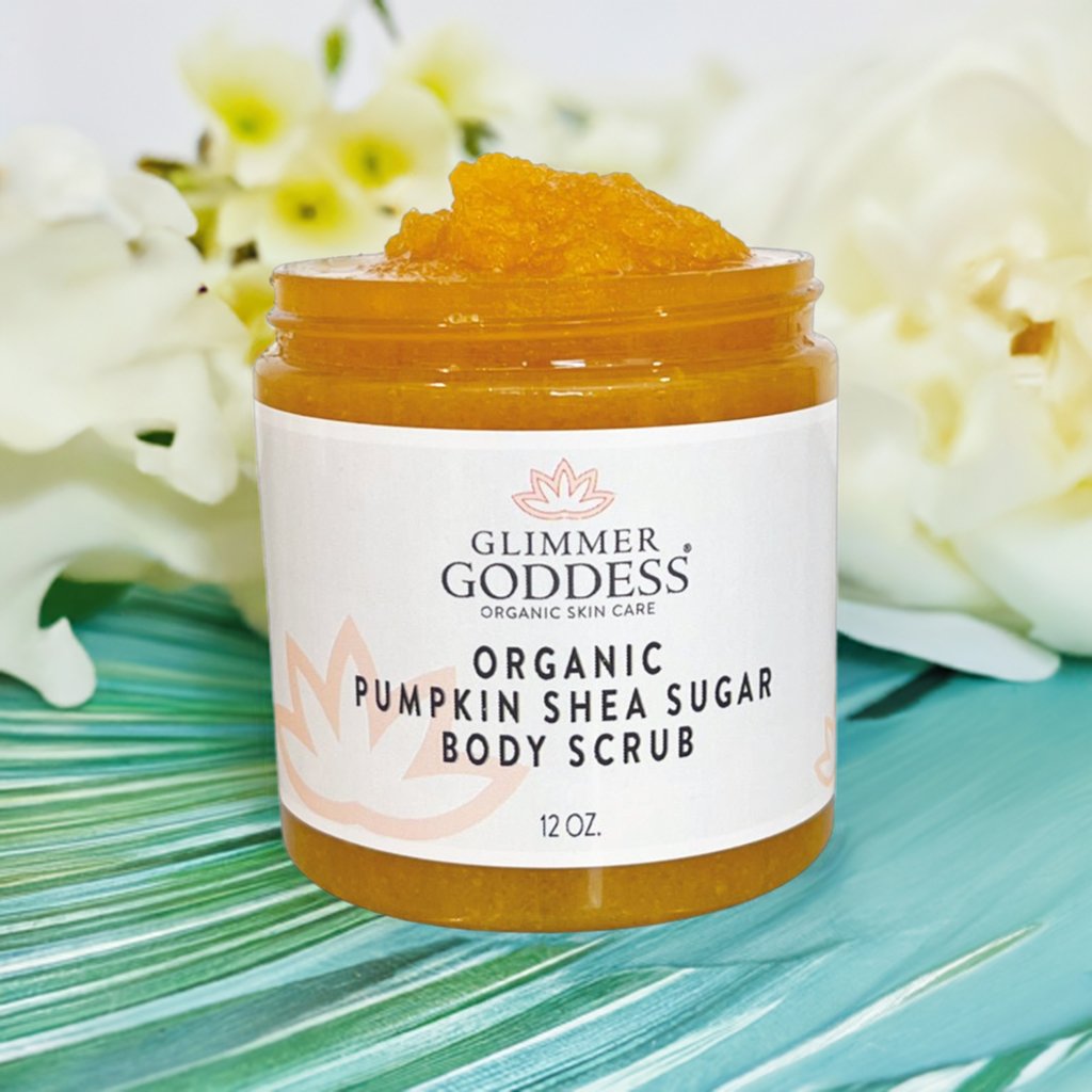 Pumpkin Shea Sugar Body Scrub — Organic Exfoliating & Moisturizing Blend
